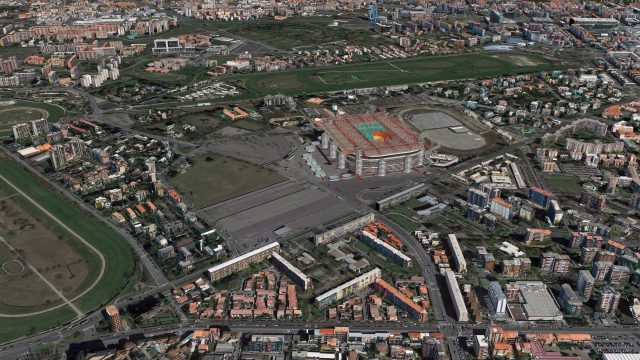 M.2 Scuderie De Montel - Spazio pubblico adiacente allo stadio